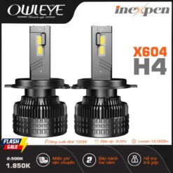 Inexpen x604, mẫu bóng đèn led ô tô công suất cao 120W đến từ Owleye