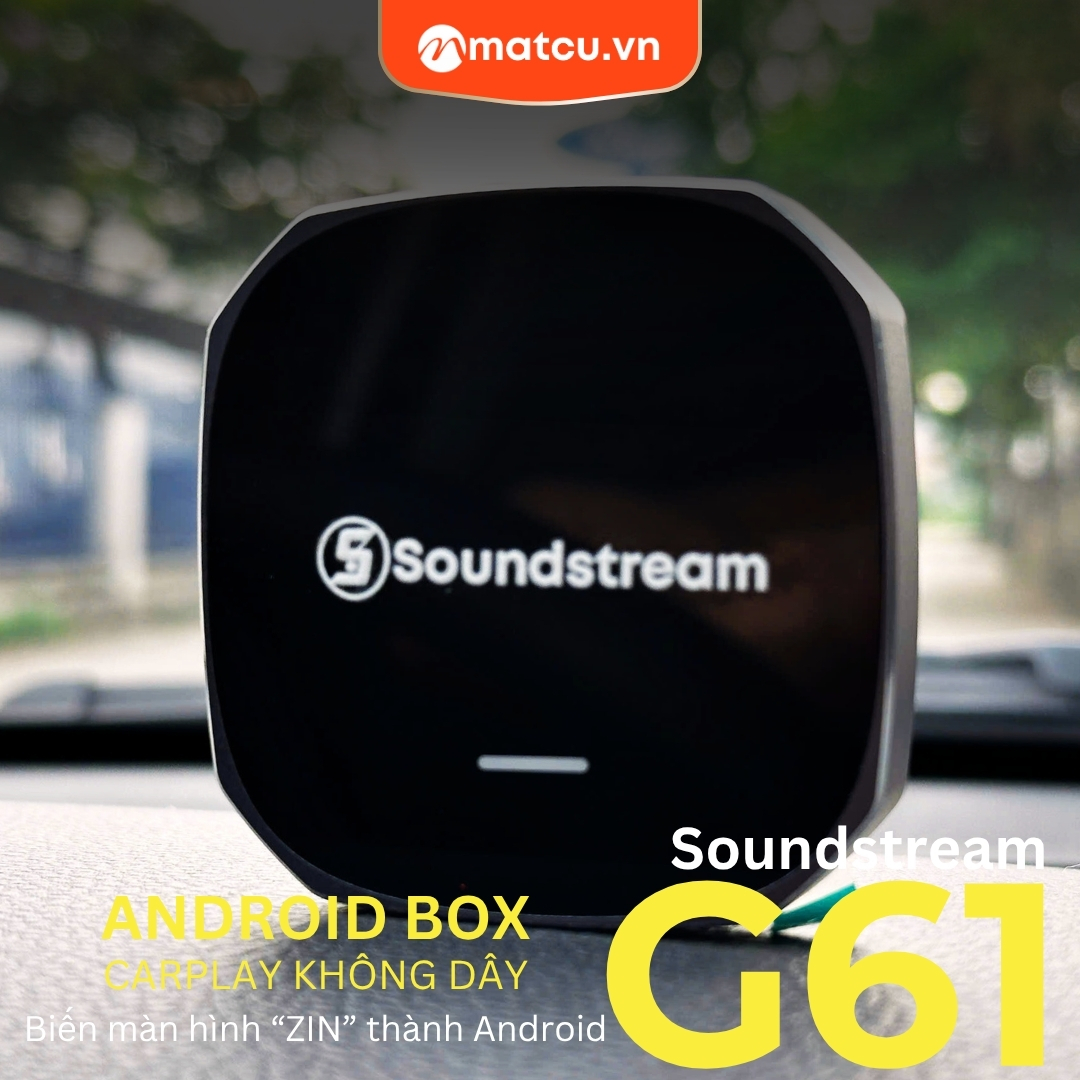 Android Box/ Carplay AI Soudstream G61 - Xem youtube trên ô tô, kết nối Carplay không dây, và nhiều tính năng khác...