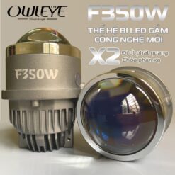 Bi led gầm ô tô Owleye F350W Premium công nghệ chóa kép.
