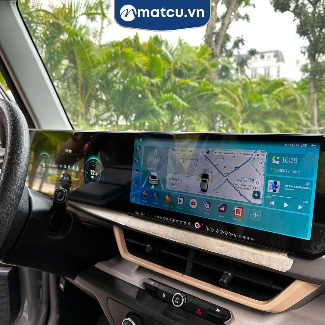 Màn hình Android cho Vf3, thiết kế liền khối, hiển thị ODO trực quan, tặng ngay đèn led Owleye A360Y4 hoặc giảm 40% gói độ loa sub khi lắp đặt