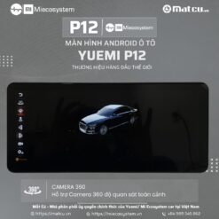Màn hình Android ô tô Xiaomi/ Yuemi P12, kích thước 12.3 inch